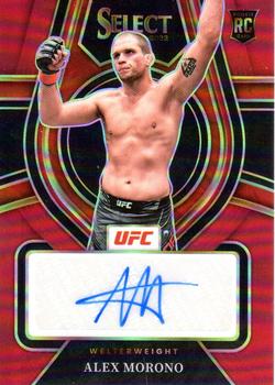 2022 Panini Select UFC - Rookie Signatures Red Prizms #RS-AMR Alex Morono Front
