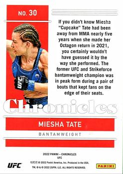 2022 Panini Chronicles UFC - Bronze #30 Miesha Tate Back