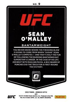 2022 Donruss Optic UFC #9 Sean O'Malley Back