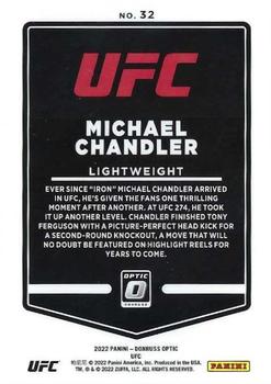 2022 Donruss Optic UFC #32 Michael Chandler Back