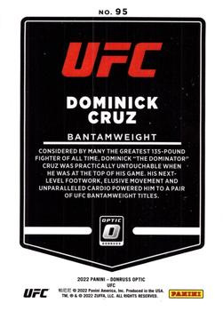 2022 Donruss Optic UFC #95 Dominick Cruz Back