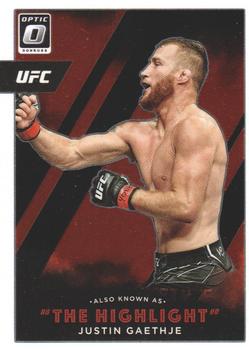 2022 Donruss Optic UFC - Also Known As #1 Justin Gaethje Front