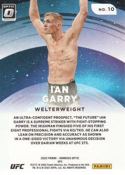 2022 Donruss Optic UFC - Star Gazing #10 Ian Garry Back