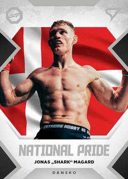 2022 Sportzoo Oktagon MMA - National Pride #NP-08 Jonas Magard Front