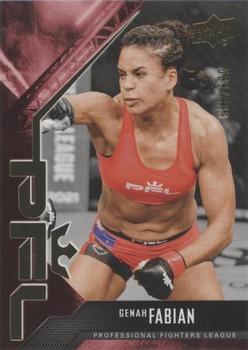 2022 Upper Deck PFL Professional Fighters League - Red #24 Genah Fabian Front
