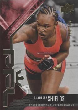 2022 Upper Deck PFL Professional Fighters League - Red #25 Claressa Shields Front
