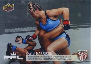 2022 Upper Deck PFL Match Dated Moments - Silver #S3 Kayla Harrison Front