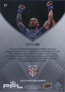 2022 Upper Deck PFL Match Dated Moments - Silver #S7 Stevie Ray Back