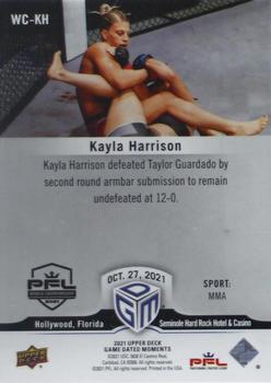 2021 Upper Deck PFL Championship Moments #WC-KH Kayla Harrison Back