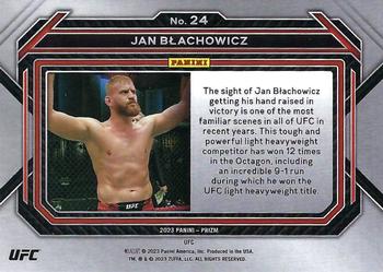 2023 Panini Prizm UFC #24 Jan Blachowicz Back