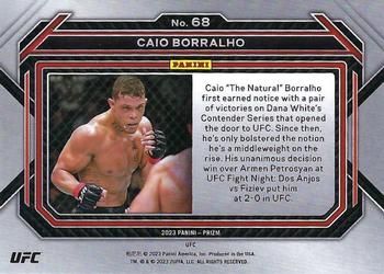 2023 Panini Prizm UFC #68 Caio Borralho Back
