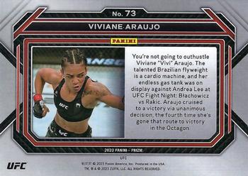 2023 Panini Prizm UFC #73 Viviane Araujo Back