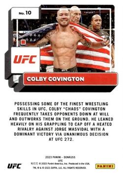 2023 Donruss UFC #10 Colby Covington Back