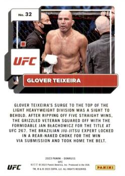 2023 Donruss UFC #32 Glover Teixeira Back