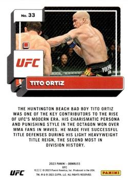 2023 Donruss UFC #33 Tito Ortiz Back