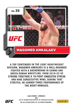 2023 Donruss UFC #35 Magomed Ankalaev Back