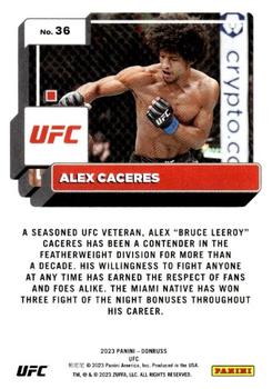 2023 Donruss UFC #36 Alex Caceres Back