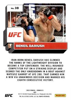 2023 Donruss UFC #38 Beneil Dariush Back