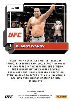 2023 Donruss UFC #48 Blagoy Ivanov Back