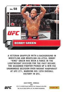 2023 Donruss UFC #58 Bobby Green Back