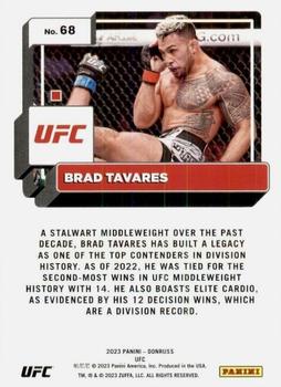2023 Donruss UFC #68 Brad Tavares Back