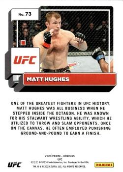 2023 Donruss UFC #73 Matt Hughes Back