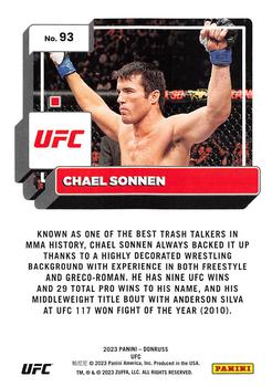 2023 Donruss UFC #93 Chael Sonnen Back