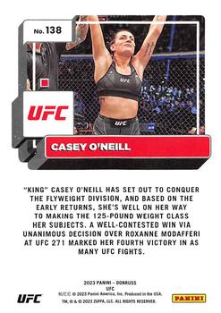 2023 Donruss UFC #138 Casey O'Neill Back