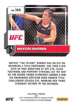 2023 Donruss UFC #155 Maycee Barber Back