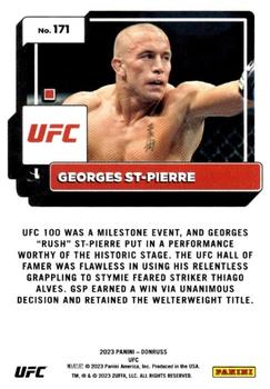 2023 Donruss UFC #171 Georges St-Pierre Back