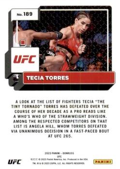 2023 Donruss UFC #189 Tecia Torres Back