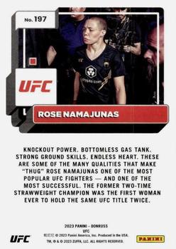 2023 Donruss UFC #197 Rose Namajunas Back