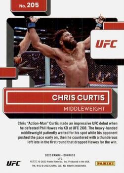 2023 Donruss UFC #205 Chris Curtis Back