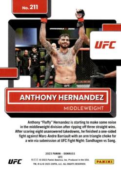 2023 Donruss UFC #211 Anthony Hernandez Back