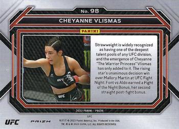 2023 Panini Prizm UFC - Silver Prizms #98 Cheyanne Vlismas Back