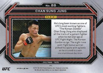 2023 Panini Prizm UFC - Hyper Prizms #88 Chan Sung Jung Back
