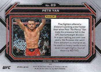 2023 Panini Prizm UFC - Hyper Prizms #89 Petr Yan Back