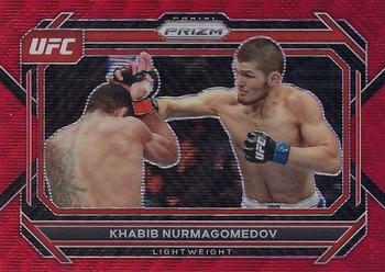 2023 Panini Prizm UFC - Ruby Wave Prizms #45 Khabib Nurmagomedov Front