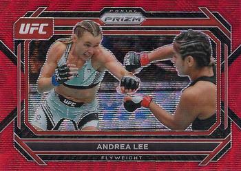 2023 Panini Prizm UFC - Ruby Wave Prizms #86 Andrea Lee Front