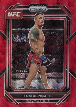 2023 Panini Prizm UFC - Ruby Wave Prizms #138 Tom Aspinall Front