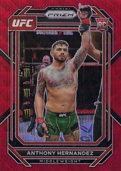 2023 Panini Prizm UFC - Ruby Wave Prizms #181 Anthony Hernandez Front