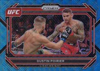 2023 Panini Prizm UFC - Blue Wave Prizms #2 Dustin Poirier Front