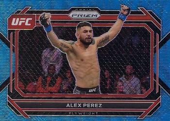 2023 Panini Prizm UFC - Blue Wave Prizms #26 Alex Perez Front