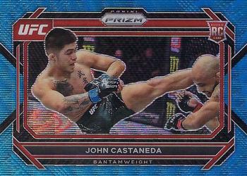 2023 Panini Prizm UFC - Blue Wave Prizms #64 John Castaneda Front
