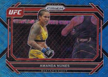 2023 Panini Prizm UFC - Blue Wave Prizms #66 Amanda Nunes Front