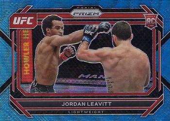 2023 Panini Prizm UFC - Blue Wave Prizms #84 Jordan Leavitt Front