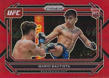 2023 Panini Prizm UFC - Red Prizms #17 Mario Bautista Front