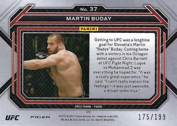 2023 Panini Prizm UFC - Red Prizms #37 Martin Buday Back