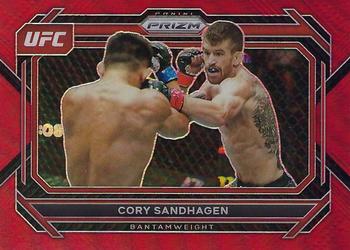 2023 Panini Prizm UFC - Red Prizms #40 Cory Sandhagen Front