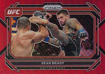 2023 Panini Prizm UFC - Red Prizms #51 Sean Brady Front